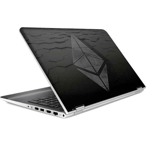 Ethereum Textured Logo HP Pavilion Skin